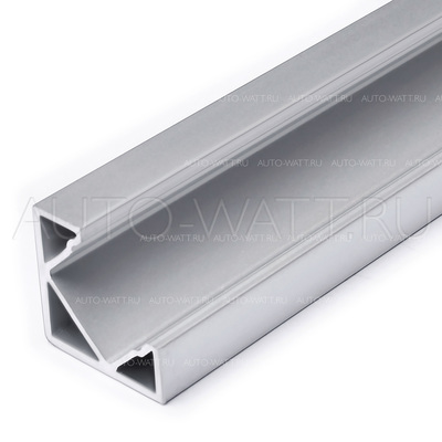 Алюминиевый профиль для светодиодной ленты Угловой 18x18mm