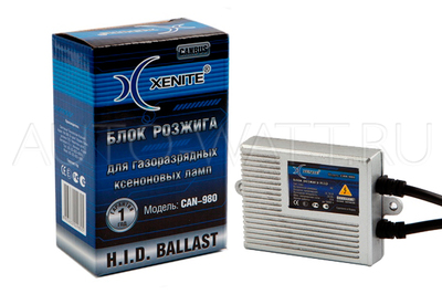 Блок розжига ксенона XENITE CAN-980 (ВСТРОЕННАЯ ОБМАНКА)