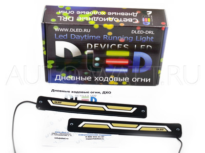 Дневные ходовые огни DRL-106 (гибкие) с поворотом