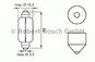 Лампа галогенная C21W 41M - Bosch 12V 21W