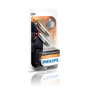 Лампа галогенная C5W 36мм  - PHILIPS Vision 12V 5W 3000K Комплект