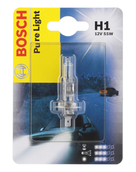 Лампа галогенная H1 - Bosch Pure Light 12V 55W