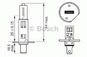 Лампа галогенная H1 - Bosch TruckLight 24V 70W