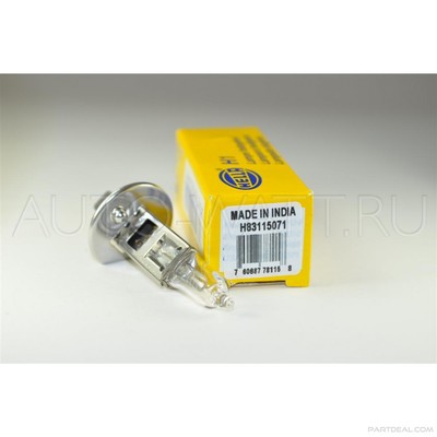 Лампа галогенная H1 - Hella +90% 55W 12V