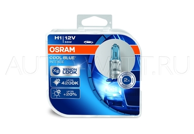 Лампа галогенная H1 - OSRAM Cool Blue Intense 12V 55W