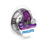 Лампа галогенная H1 - PHILIPS Vision Plus +60% 12V 55W 4000K Комплект