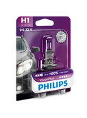Лампа галогенная H1 - PHILIPS Vision Plus +60% 12V 55W 4000K