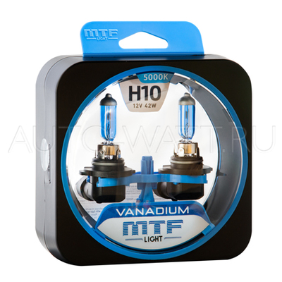 Лампа галогенная H10 - MTF Vanadium 12V 42W 5000K