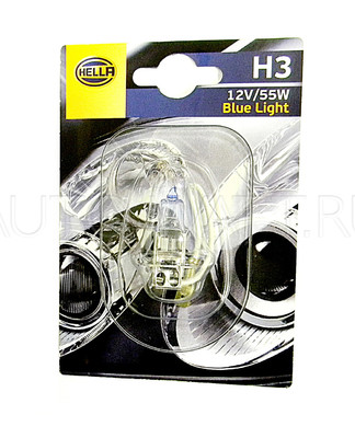 Лампа галогенная H3 - Hella BlueLight 55W 12V