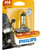 Лампа галогенная H4 - PHILIPS Vision +30% 12V 60/55W 3000K