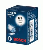 Лампа галогенная H7 - Bosch LongLife DayTime Plus 10% 12V 55W