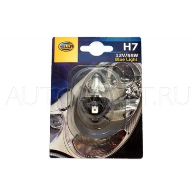 Лампа галогенная H7 - Hella BlueLight 55W 12V