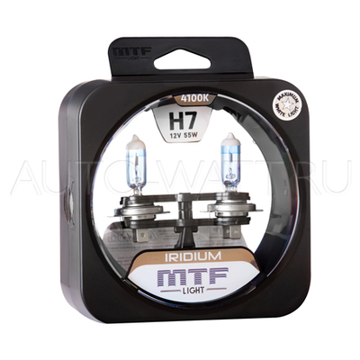 Лампа галогенная H7 - MTF Iridium 12V 55W 4100K