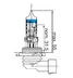 Лампа галогенная HB4 9006 - GE Megalight Ultra +120