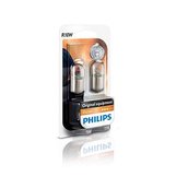 Лампа галогенная P10W (BA15s) - PHILIPS Vision 12V 10W 3000K Комплект