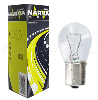 Лампа галогенная P21W 1156 - NARVA 24V