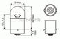 Лампа галогенная R5W BA15S - Bosch 6V 5W