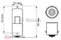 Лампа галогенная T4W BA9S - Bosch 10W