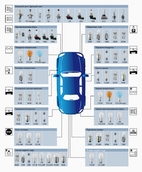Лампа галогенная R5W BA15s - OSRAM Original 12V 5W