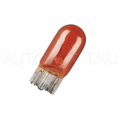 Лампа галогенная WY5W T10 - OSRAM Original 12V 5W Жёлтая