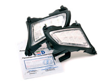 Штатные дневные ходовые огни ВАЗ Приора 2170-72 в ПТФ DLed DRL-151 SMD5050 2x2w