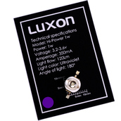Светодиод Luxon HP 1Вт, Ультрафиолет