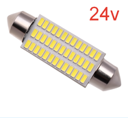 Светодиодная лампа C10W 41 мм - Max-Visiko 39Led 5Вт Белая 24V