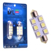 Светодиодная лампа C5W 31 мм - 6 SMD5050 1.44Вт Белая