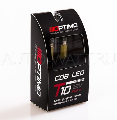 Светодиодная лампа C10W 41 мм - Optima Premium 1 COB 1.5W Purple 25000K