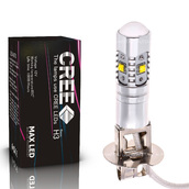 Светодиодная лампа H3 - 6 CREE Линза 30Вт