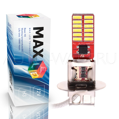 Светодиодная лампа H3 - Max-Visiko 24 Led 5Вт
