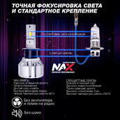 Светодиодные лампы H3 - NAX Sumi 40Вт (2шт)