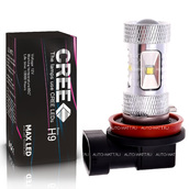 Светодиодная лампа H9 - 6 CREE Линза 30Вт