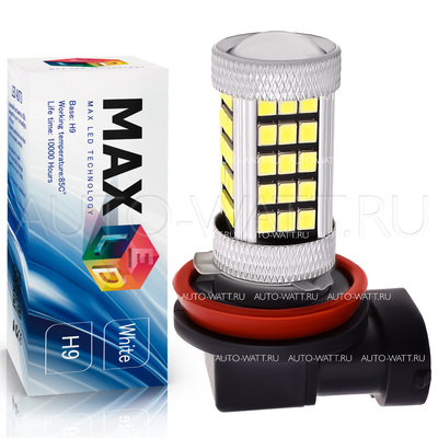Светодиодная лампа H9 - Max-Hill 66 Led 13Вт