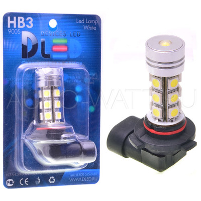 Светодиодная лампа HB3 9005 - 15 SMD5050 +3W 6.48Вт