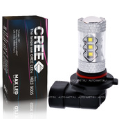 Светодиодная лампа HB3 9005 - 16 CREE Линза 80Вт