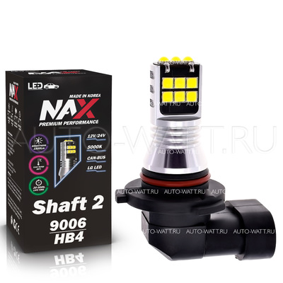 Светодиодная лампа HB4 9006 - NAX Shaft LG 15ВТ