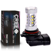 Светодиодная лампа HB4 9006 - 16 CREE Линза 80Вт