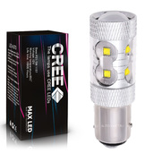 Светодиодная лампа P21/5W 1157 - 10 CREE Линза 50Вт