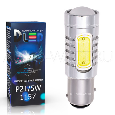 Светодиодная лампа P21/5W 1157 - 5 High-Power Линза 7.5Вт