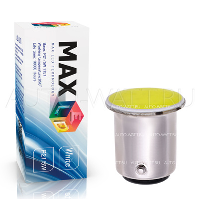 Светодиодная лампа P21/5W 1157 -  Max-COB 3Вт Белая