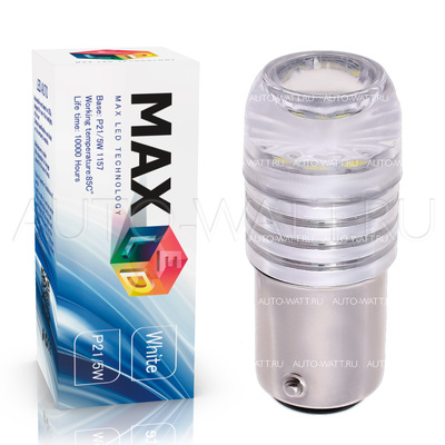 Светодиодная лампа P21/5W 1157 – Max-Cristal 3Вт Белая