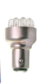 Светодиодная лампа P21W 1156 - 12 DIP 0.6Вт 12v Красная