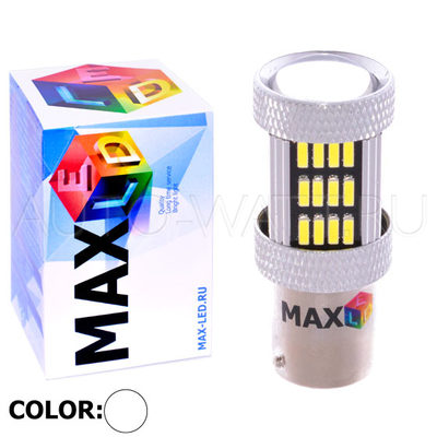 Светодиодная лампа P21W 1156 - Max-Visiko 54 Led 11Вт