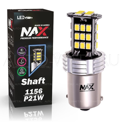 Светодиодная лампа P21W 1156 - NAX Shaft 1 15ВТ Белая