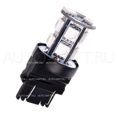 Светодиодная лампа P27/7W 3157 - 13 SMD5050 3.12Вт Жёлтая