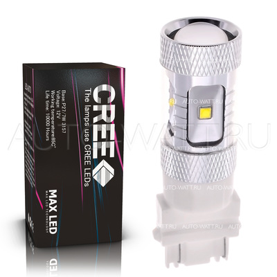 Светодиодная лампа P27/7W 3157 - 6 CREE Линза 30Вт