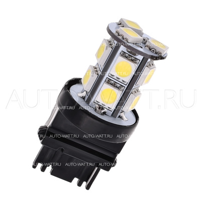Светодиодная лампа P27W 3156 - 13 SMD5050 3.12Вт Белая