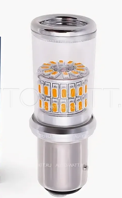 Светодиодная лампа PY21W 1156 - 48 SMD3014 9Вт Жёлтая