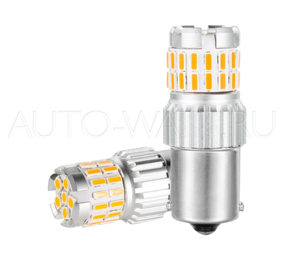 Светодиодная лампа PY21W 1156 – Max-1156 - Max-NEW 36Led Желтая